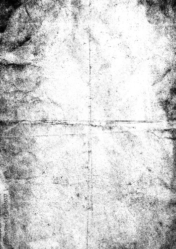 Large vintage paper texture with transparent background