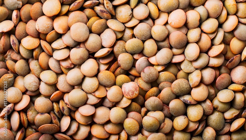 Background of isolated raw lentils Background of isolated raw lentils