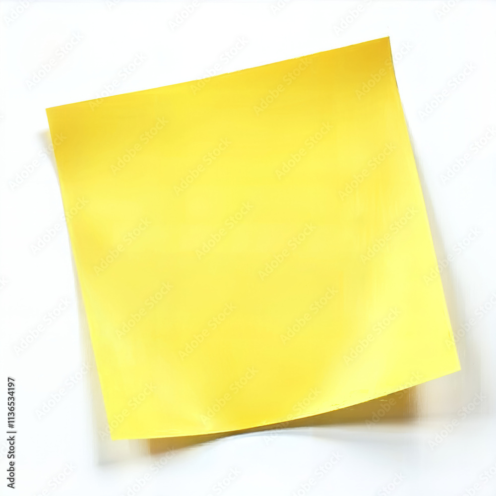 Yellow Blank Memo Sticky Notes Paper with shadow isolated on white background with clipping path. Simple Square Geometry form. Digital Art High resolution PNG Yellow Blank Memo Sticky Notes Paper with shadow isolated on white background with clipping path. Simple Square Geometry form. Digital Art High resolution PNG