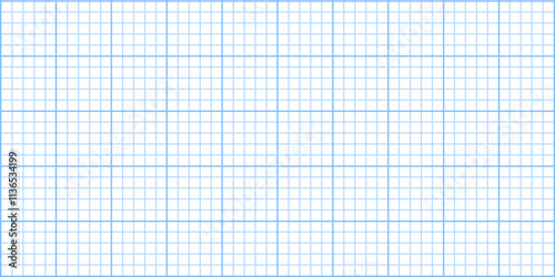 Square grid texture, blue grid line paper sheet, blank grid sheet for technology, drawing and architecture draft, texture of square graph paper, notebook pattern