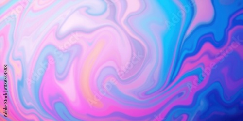 Abstract Swirling Pastel Colors Dreamy Fluid Background Design