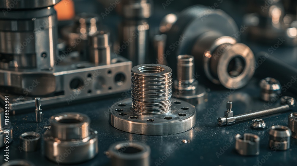 Precision cnc machining components an industrial photography showcase Precision cnc machining components an industrial photography showcase