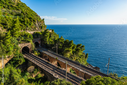 Fototapeta Naklejka Na Ścianę i Meble -  Panoramic coastal view near Maratea, in the Basilicata region of Italy.