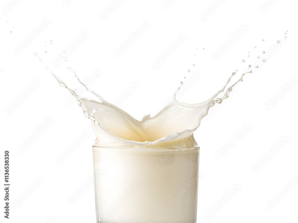 vanilla milk splash isolated on white background
vanilla milk splash isolated on white background