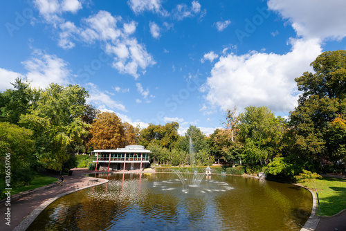 Garden of Plants (Jardin Lecoq) in Clermont-Ferrand, France