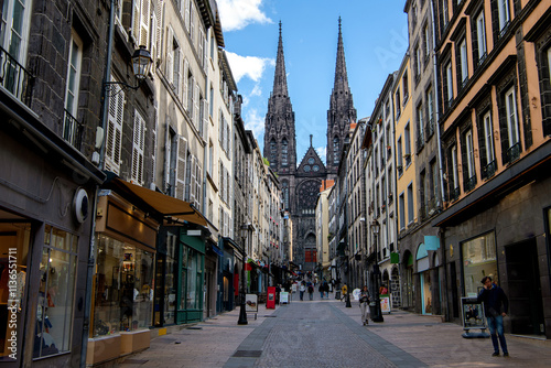 Street of Clermont-Ferrand, France