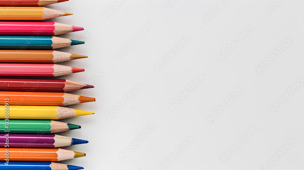 Rainbow of Colored Pencils Rainbow of Colored Pencils