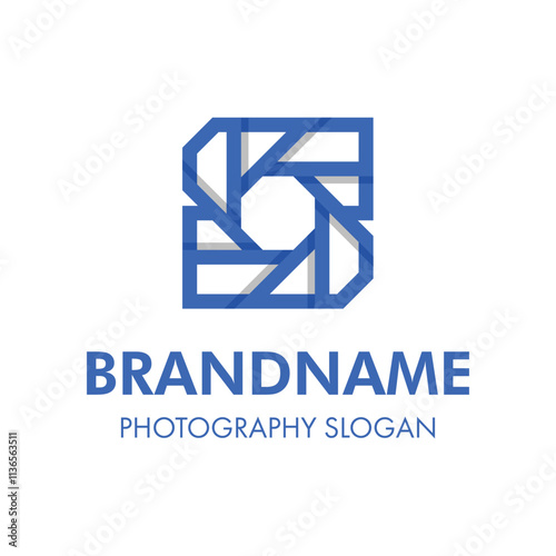 Letter S Shutter Logo, symbolizes precision, focus, and professionalism