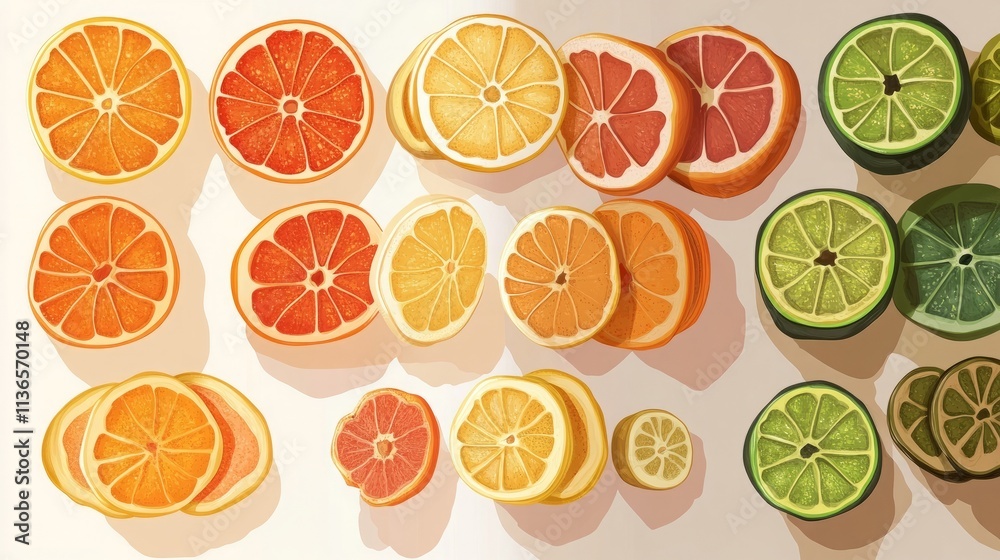 Obraz premium Generate an illustration showing the process of drying fruit. 