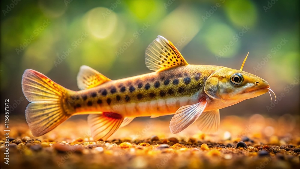 Fototapeta premium Minimalist Loach Photography: Kuhli, Hillstream, Yo-Yo Fish Images