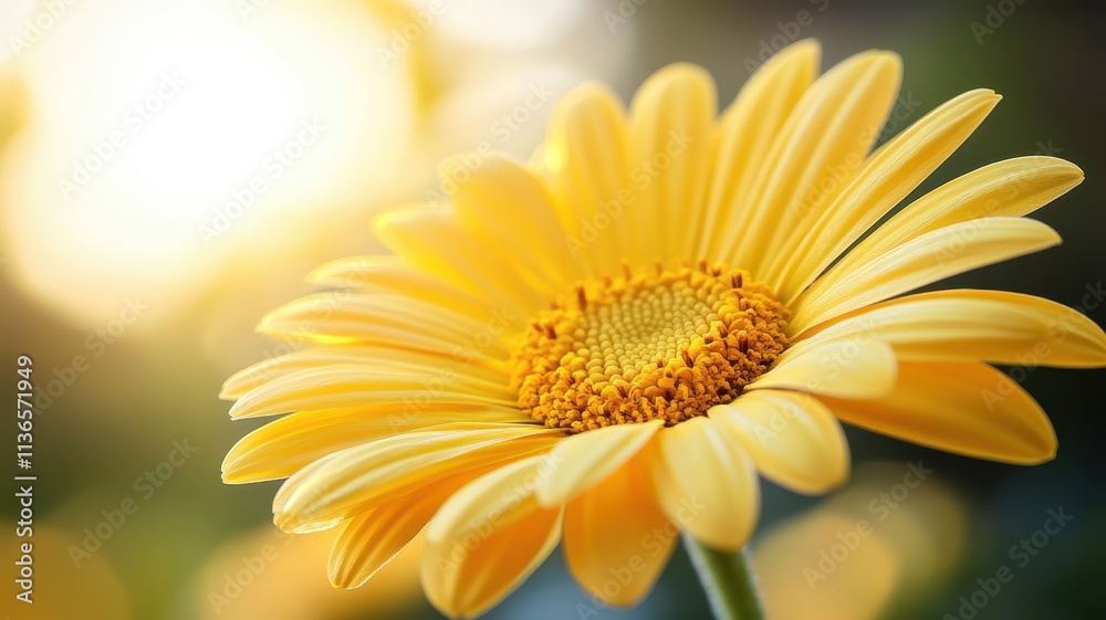 Extreme close-up of a yellow daisy petal in bright light nature setting floral beauty macro photography Extreme close-up of a yellow daisy petal in bright light nature setting floral beauty macro photography