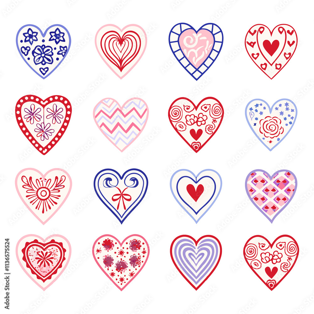 Romantic Silhouette Valentine Elements Collection Romantic Silhouette Valentine Elements Collection