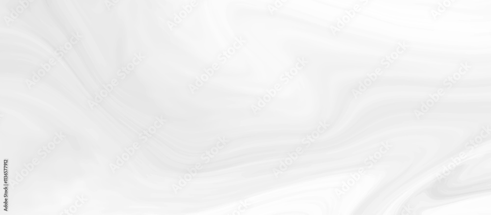 Obraz premium White and grey liquid marble pattern texture natural background. Liquify Swirl white and gray color art. Beautiful drawing with the divorces and wavy lines in gray tones. 