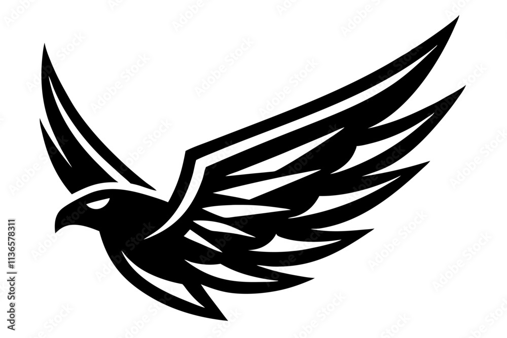 Fototapeta premium illustration of an eagle logo