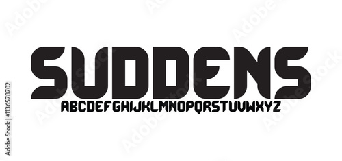 Modern bold alphabet vector font. Typography urban style alphabet fonts for fashion, sport, technology, digital, movie, logo design, vector illustration.
