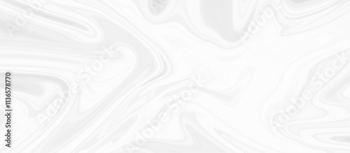 White and grey liquid marble pattern texture natural background. Liquify Swirl white and gray color art. Beautiful drawing with the divorces and wavy lines in gray tones.	
