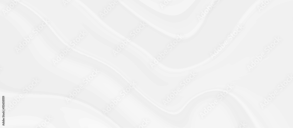 Obraz premium White and grey liquid marble pattern texture natural background. Liquify Swirl white and gray color art. Beautiful drawing with the divorces and wavy lines in gray tones. 