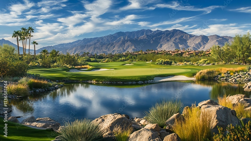 Fototapeta premium Desert Golf Course