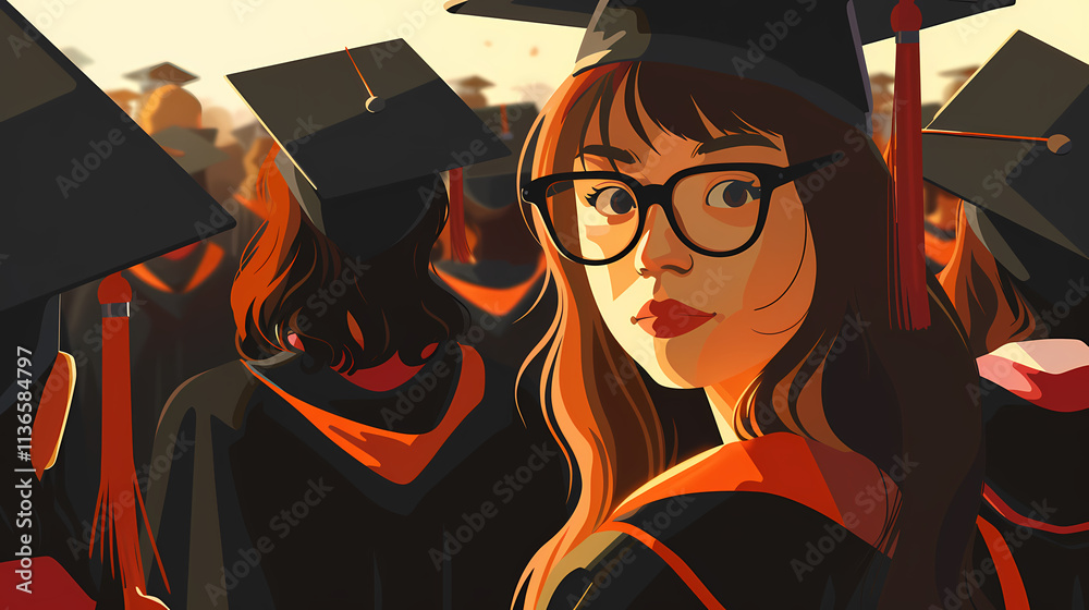 Obraz premium Graduation Day Portrait