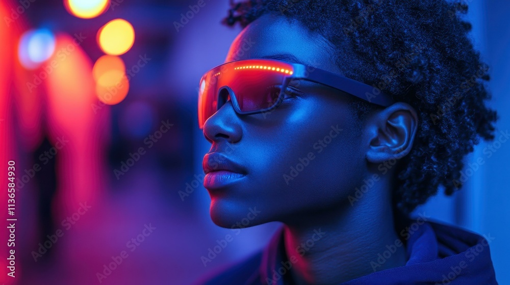 An Teenage boy wearing a smart fitness tracker his glowing excitement at tracking his workout progress An Teenage boy wearing a smart fitness tracker his glowing excitement at tracking his workout progress