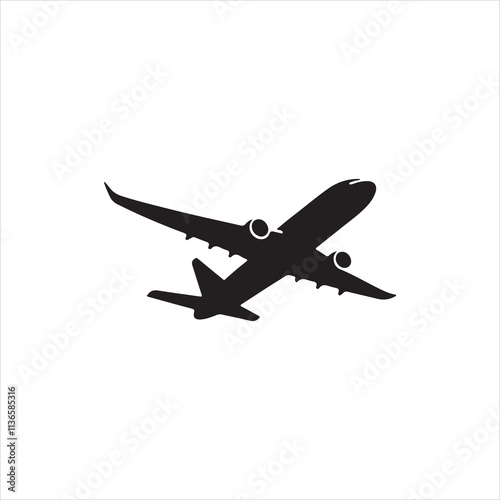 airplane isolated on white