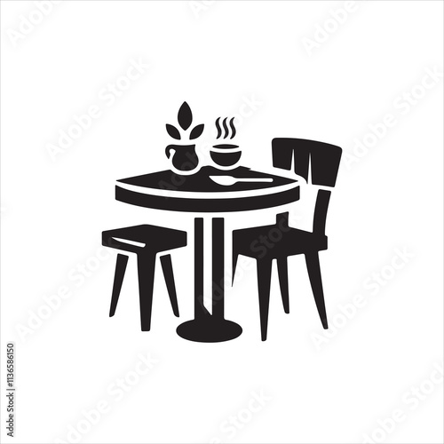table with chairs and table