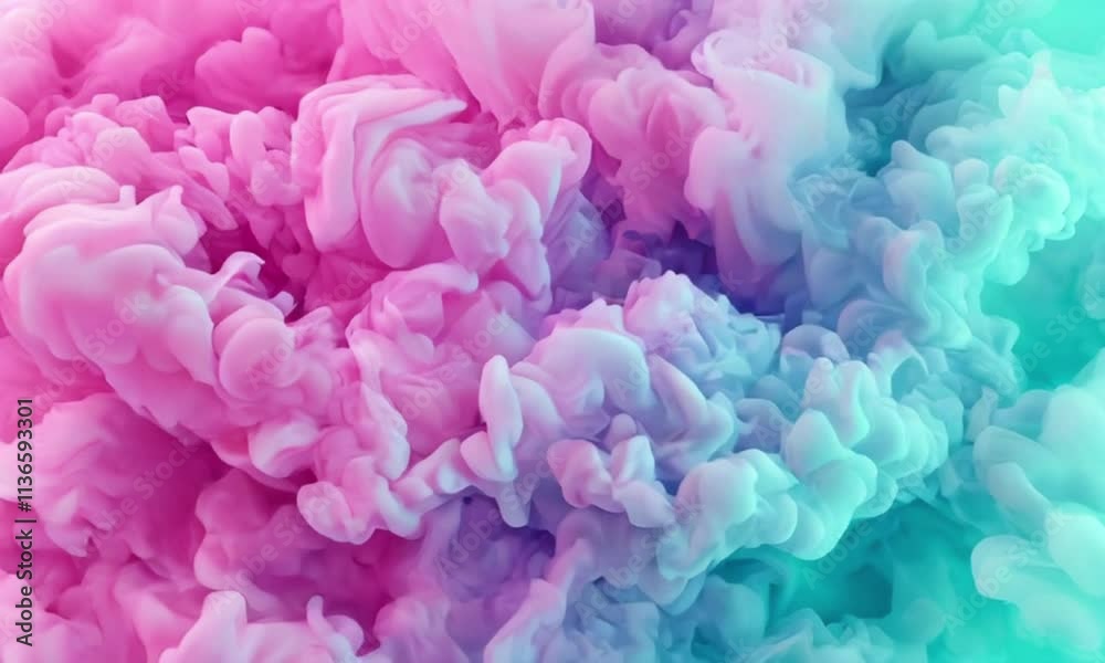  blue and  pink smoky abstract background 