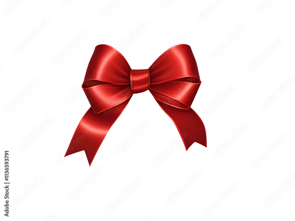Elegant red bow tie on a clear background. Elegant red bow tie on a clear background.