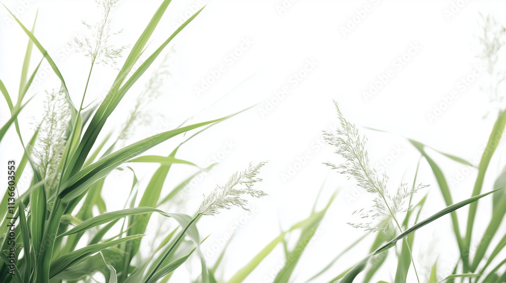 green grass isolated on white green grass isolated on white