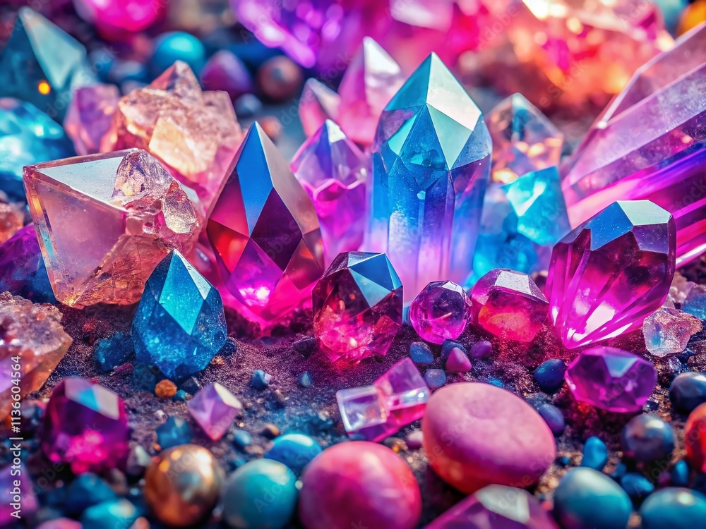 Pink Purple Crystal Mineral Stone Photography: Gemstone Background, Aquamarine, Diamond, Sapphire, Quartz