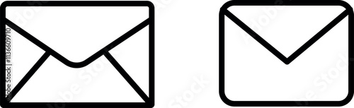 "Classic Envelope Icon Design for Messaging and Communication"