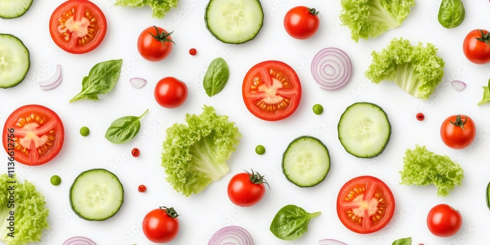 Vibrant Vegetable Pattern: A Colorful Feast of Fresh Produce Vibrant Vegetable Pattern: A Colorful Feast of Fresh Produce
