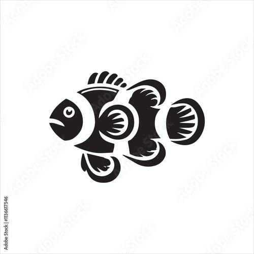 black and white fish