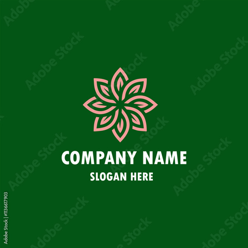 Creative flower inspiration design template
