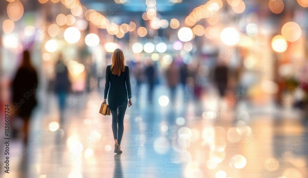 Fast moving people captured in motion blur create an atmosphere of dynamic energy, symbolizing the busy, impersonal nature of a crowded area. Fast moving people captured in motion blur create an atmosphere of dynamic energy, symbolizing the busy, impersonal nature of a crowded area.