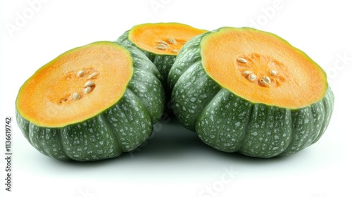 Seasonal Fruits and Vegetables Hubbard Squash Rich and flavorful hubbard squash ideal for soups and baking Isolated solo on plain background
