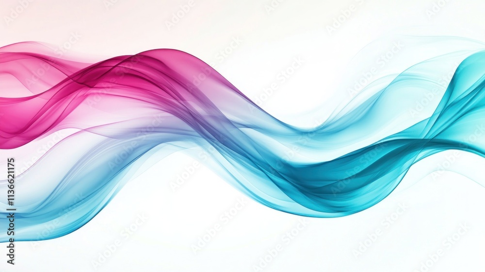 Abstract Fluid Waves an aesthetic background featuring flowing, fluid wave patterns in vibrant turquoise, magenta, and white with a glossy, modern feel Abstract Fluid Waves an aesthetic background featuring flowing, fluid wave patterns in vibrant turquoise, magenta, and white with a glossy, modern feel