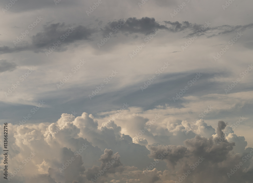 The sky is being covered with amazing clouds. Beautiful clouds like a heaven sky toward the light, Concept idea of Imaginative clouds nature, Nature abstract composition for background wallpaper. The sky is being covered with amazing clouds. Beautiful clouds like a heaven sky toward the light, Concept idea of Imaginative clouds nature, Nature abstract composition for background wallpaper.