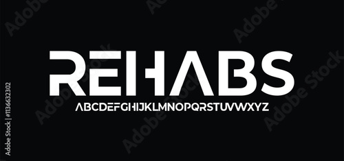 Sport Modern Italic Alphabet Font. Typography urban style fonts for technology, digital, movie logo design. vector illustration
