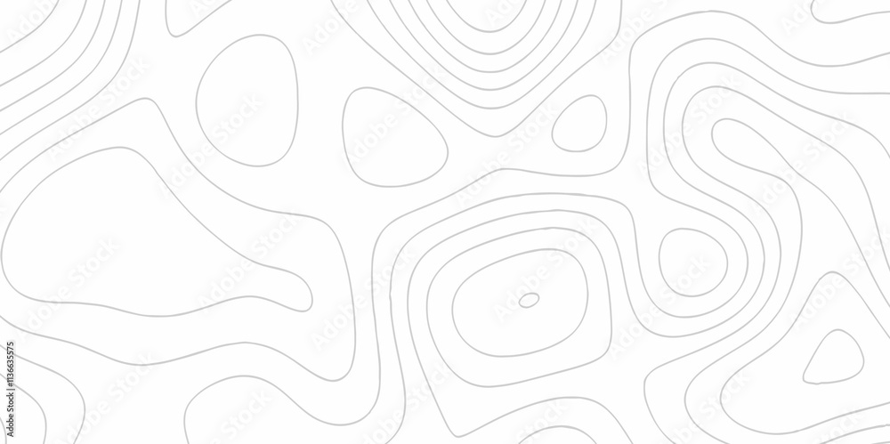 Fototapeta premium Topographic map in contour line light topographic topo contour map and ocean topographic line map. Natural printing illustrations of maps.