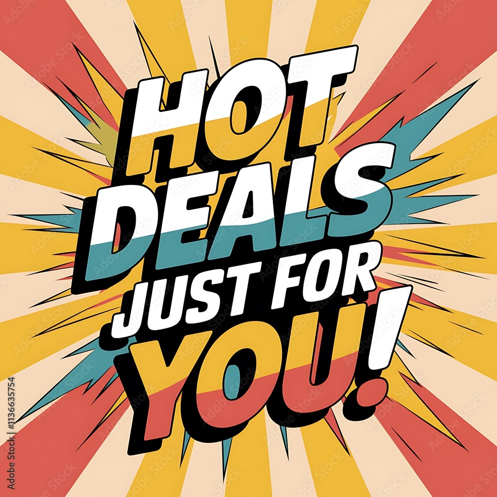 Hot Deals Just For You Special Offers Announcement Hot Deals Just For You Special Offers Announcement