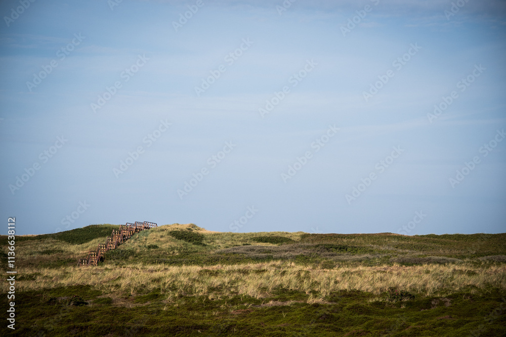 Obraz premium dune landscape with blue sky