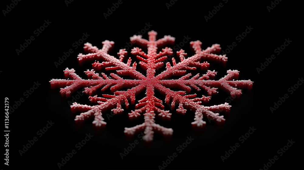Snowflake graphic design on black background artistic winter motif seasonal abstract decoration Snowflake graphic design on black background artistic winter motif seasonal abstract decoration