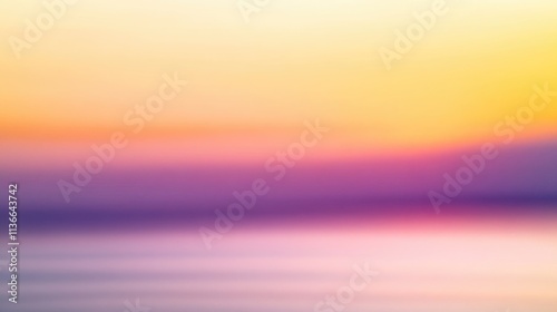 Dreamy Blurred Background in Pastel Colors with Sunset and Sunrise Gradient, Soft Light Minimalist High-Resolution Close-Up Photography, Hyper-Realistic Super Detailed Image 