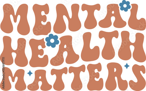 mental health matters Retro SVG