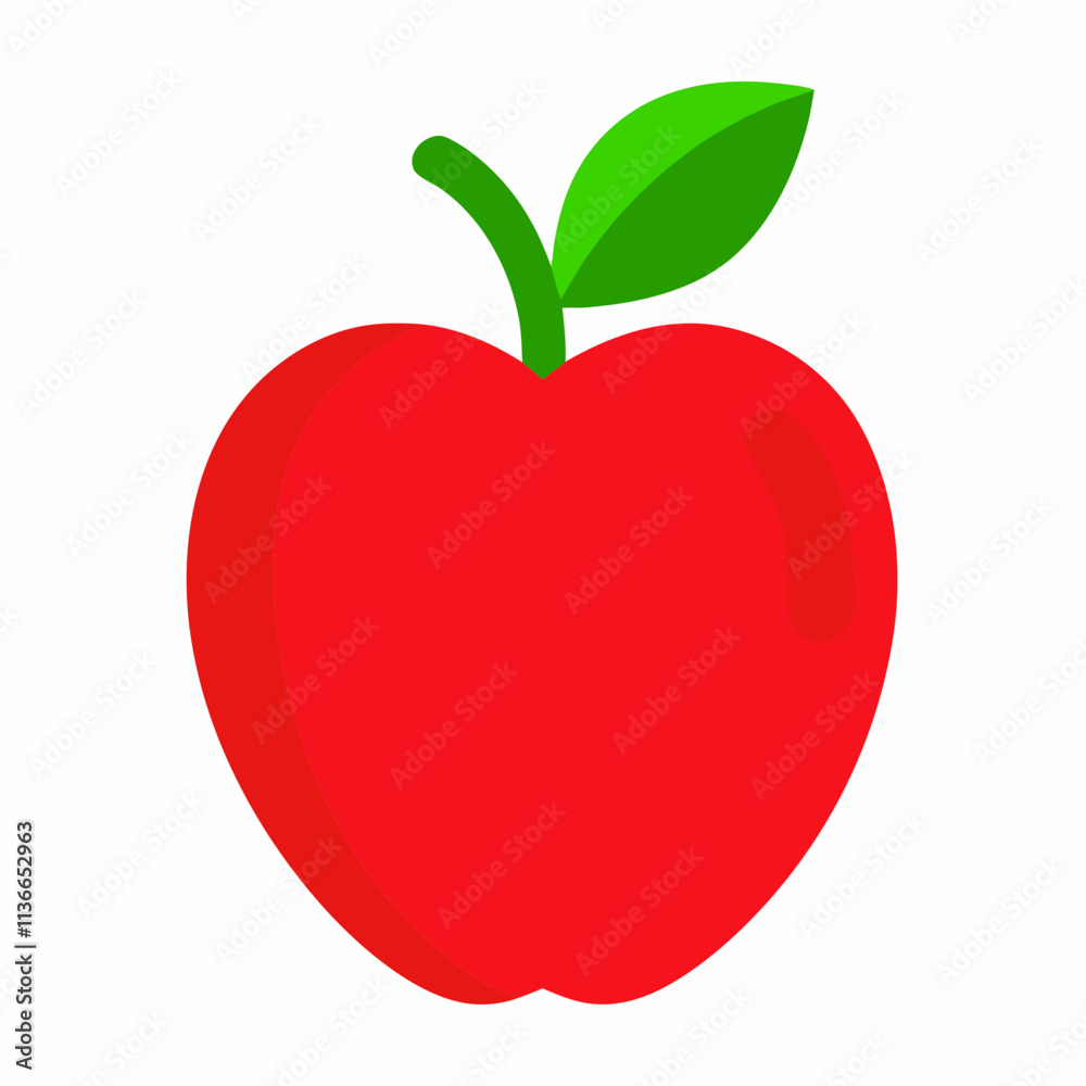 Clean Apple Vector for Logo and Art Projects. Clean Apple Vector for Logo and Art Projects.