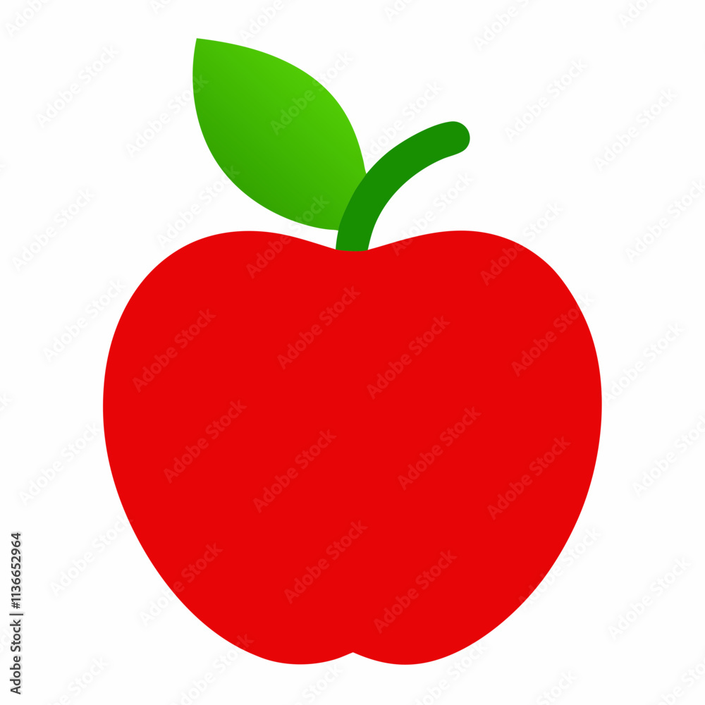 Clean Apple Vector for Logo and Art Projects. Clean Apple Vector for Logo and Art Projects.