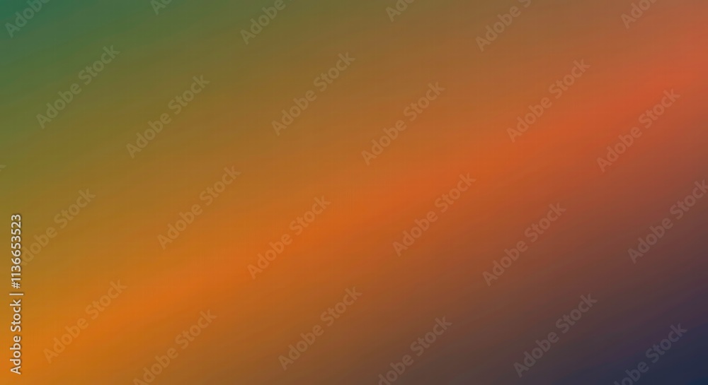 Fototapeta premium Abstract Gradient Background: A smooth and colorful gradient background in shades of green, orange, and brown, perfect for website headers, presentations, and social media posts.