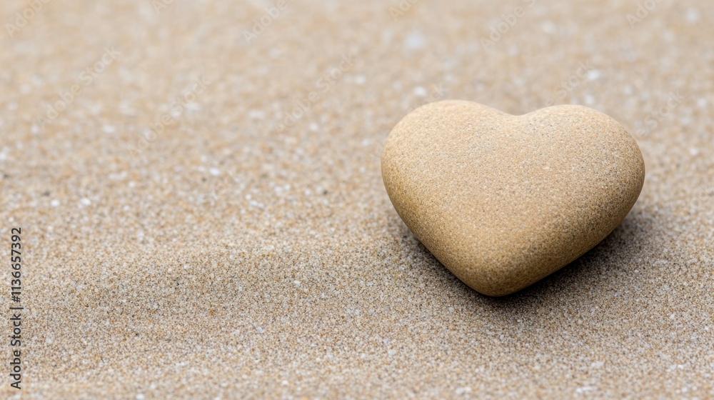A smooth, heart-shaped stone rests on a sandy surface, symbolizing love and nature, This image is perfect for topics related to romance, nature, or wellness, enhancing content with a warm aesthetic, A smooth, heart-shaped stone rests on a sandy surface, symbolizing love and nature, This image is perfect for topics related to romance, nature, or wellness, enhancing content with a warm aesthetic,