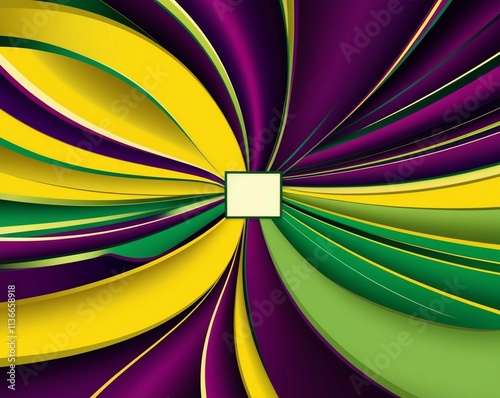 Mardi gras mask, beads and feathers decor background
